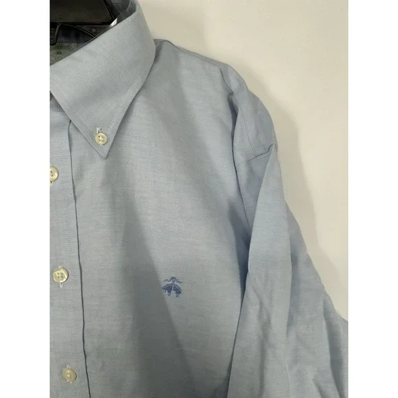 Brooks Brothers Long Sleeve Button Down The Original Polo Shirt Stretch Slim Fit - Picture 6 of 7